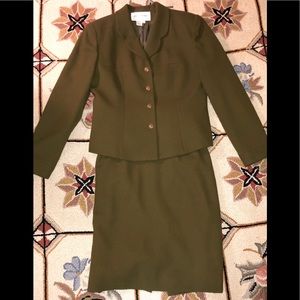 Two-piece Olive Green Suit